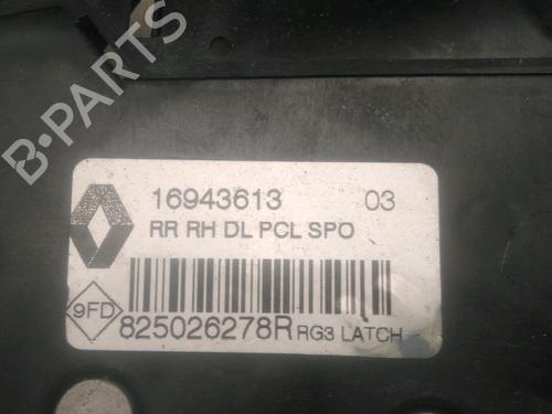 Høyre bak lås RENAULT ESPACE V (JR_) 1.6 dCi 160 (160 hp) 28970240