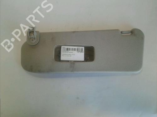 Used Left sun visor Left sun visor CHEVROLET AVEO / KALOS Hatchback (T250, T255) 1.2 (84 hp) 11535128 11535128