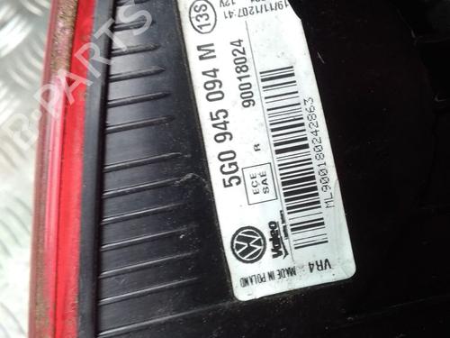 Used Right tailgate light Right tailgate light VW GOLF VII (5G1, BQ1, BE1, BE2) 1.6 TDI (105 hp) 11521023 11521023