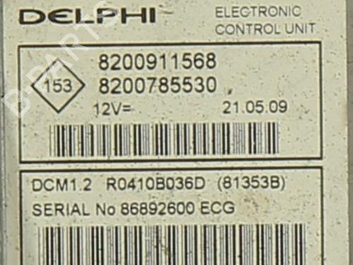 Engine control unit (ECU) DACIA SANDERO 1.5 dCi | BP38714637M57 - Image 4