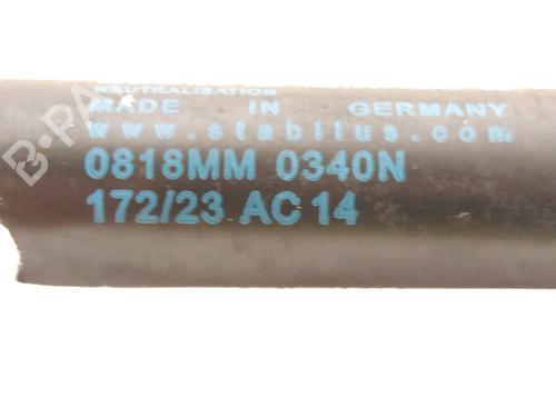 Gasdæmper bagklap RENAULT CLIO II (BB_, CB_) 1.5 dCi (100 hp) 31605801