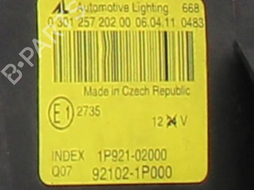Right headlight KIA VENGA (YN) 1.6 CRDi 115 | BP30980411C29 - Image 5