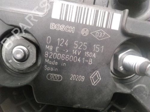 Used Alternator Alternator RENAULT GRAND SCÉNIC III (JZ0/1_) 1.9 dCi (JZ0J, JZ0N, JZ1K, JZ1S) (131 hp) 13078311 13078311