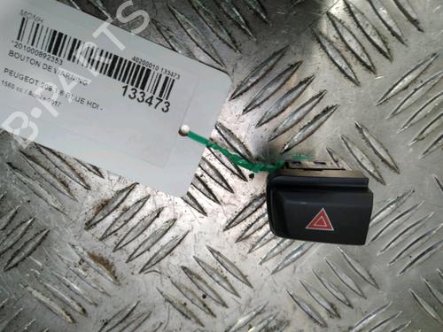 Used Warning switch PEUGEOT 208 I (CA_, CC_) 1.6 BlueHDi 100 (100 hp) 14963940