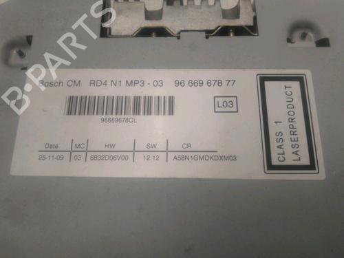 Used Radio CITROËN C3 Picasso (SH_) 1.6 HDi (90 hp) 27268350