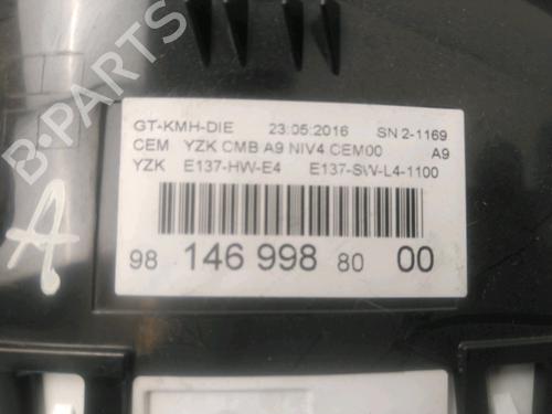 Used Instrument cluster PEUGEOT 208 I (CA_, CC_) 1.6 BlueHDi 120 (120 hp) 28970169