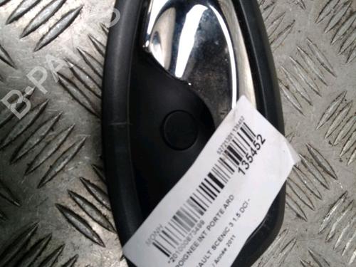 Used Rear right interior door handle RENAULT SCÉNIC III (JZ0/1_) 1.5 dCi (110 hp) 13310751