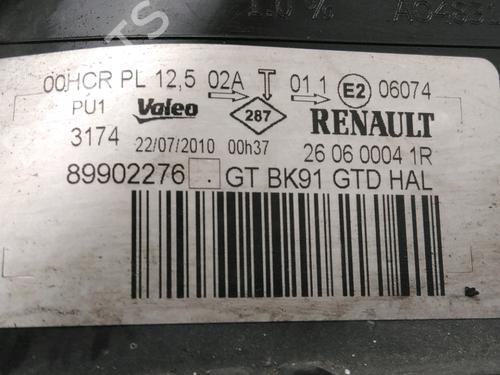 Left headlight RENAULT LAGUNA III (BT0/1) 1.5 dCi (BT00, BT0A, BT0T, BT1J) | BP30740612C28 - Image 2