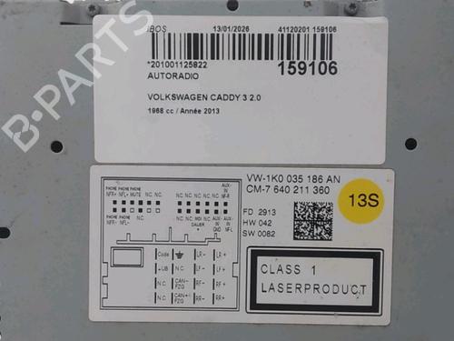 radio-vw-caddy-iii-box-bodympv-2ka-2kh-2ca-2ch-2004-2005-2006-2007-2008-2009-2010-2011-2012-2013-2014-2015-2016-31935811 main image