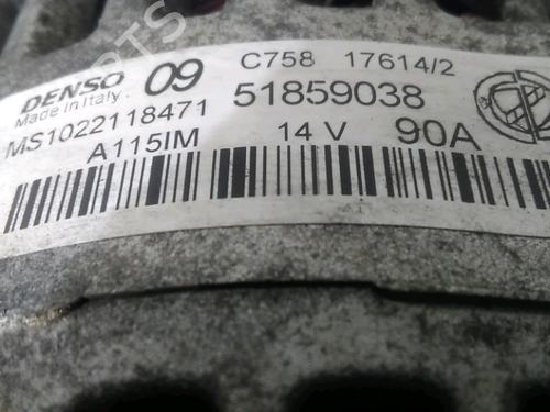 Alternator FIAT PUNTO (199_) 1.2 (199AXZ1A, 199BXZ1A) | BP27394280M7