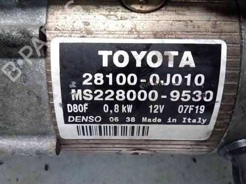 Used Starter TOYOTA YARIS (_P1_) 1.0 (SCP10_, SCP10R) (65 hp) 15747272