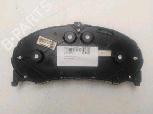 Used Instrument cluster CITROËN BERLINGO MULTISPACE (B9) 1.6 BlueHDi 100 (99 hp) 26917411