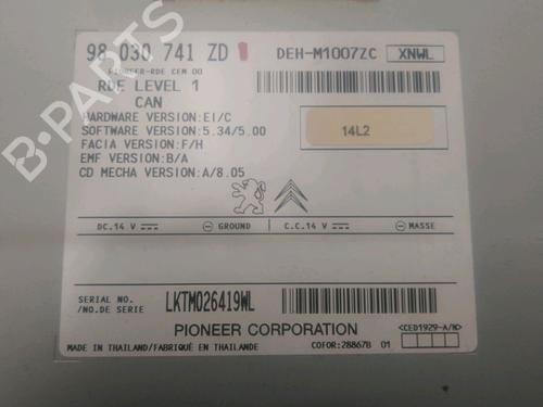 Radio PEUGEOT 208 I (CA_, CC_) 1.4 HDi | BP25830579E6