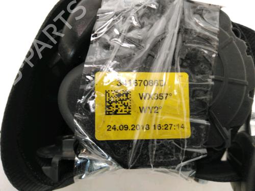 Rear right seatbelt RENAULT TWINGO III (BCM_, BCA_) 1.0 SCe 70 | BP29644286I28 - Image 2