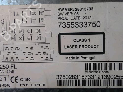 Radio PEUGEOT BOXER Platform/Chassis 2.2 HDi 110 | BP33808881E6 - Image 2