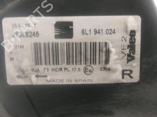 Used Right headlight SEAT IBIZA III (6L1) 1.4 TDI (75 hp) 28572757