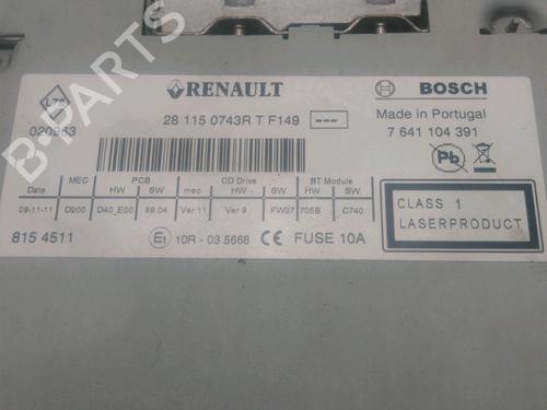 Used Radio Radio RENAULT MEGANE III Grandtour (KZ0/1) 1.5 dCi (KZ09, KZ0D, KZ1G, KZ29, KZ14, KZ1W, KZ10, KZ1F,... (110 hp) 27268349 27268349