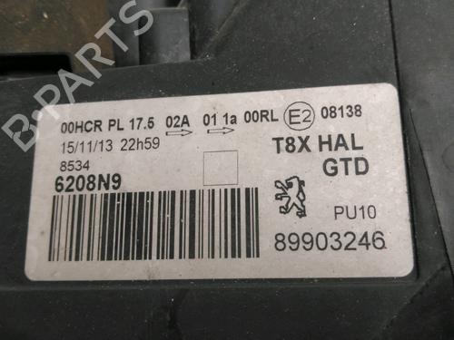 Left headlight PEUGEOT 3008 I MPV (0U_) 1.6 HDi | BP31155481C28