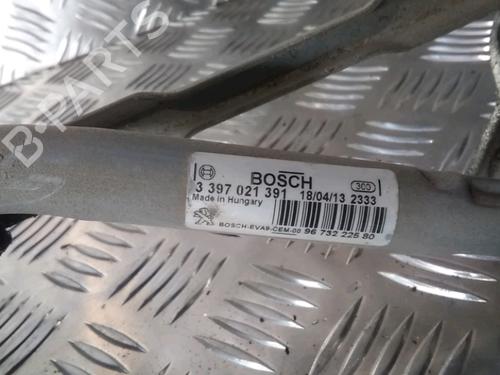 Used Front wipers mechanism PEUGEOT 208 I (CA_, CC_) 1.6 HDi (92 hp) 23181943