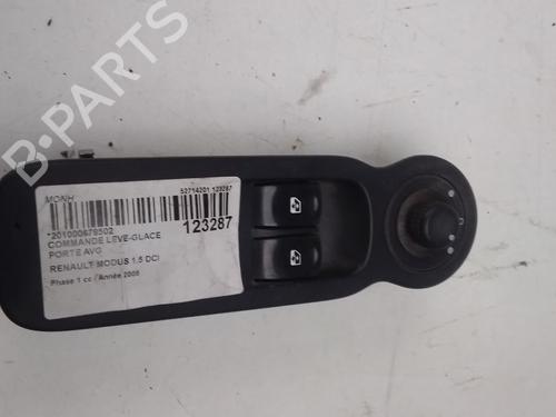 Used Left front window switch RENAULT MODUS / GRAND MODUS (F/JP0_) 1.5 dCi (FP0F, JP0F) (86 hp) 15755994