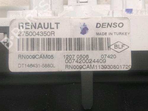 Climate control RENAULT CLIO V (B7_) 1.5 Blue dCi 85 (B7AG) | BP28445859I5