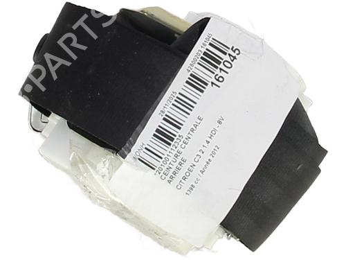 Used Rear center seatbelt CITROËN C3 II (SC_) 1.4 HDi 70 (SC8HZC, SC8HR0, SC8HP4) (68 hp) 31576432