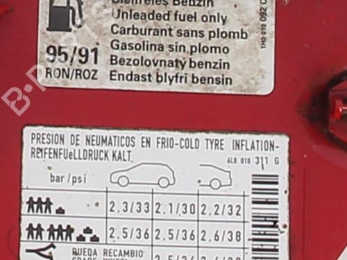 Fuel flap SEAT IBIZA IV (6J5, 6P1) 1.2 | BP31152043C131 