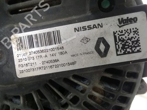 Used Alternator Alternator RENAULT MASTER III Van (FV) 2.3 dCi 135 FWD (FV0N, FV08, FV06, FV00, FV1S) (136 hp) 33712524 33712524