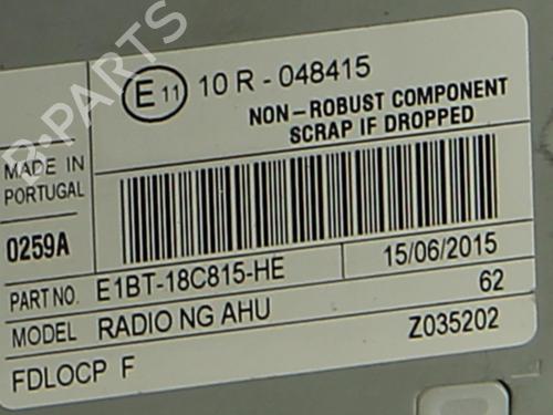 Used Radio Radio FORD FIESTA VI (CB1, CCN) 1.5 TDCi (75 hp) 32129361 32129361