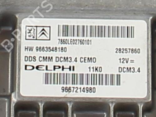 Used Engine control unit (ECU) CITROËN C5 III (RD_) 2.0 HDi 140 (RDRHF8, RDRHFA, RDRHA8, RDRHAJ) (140 hp) 30048104