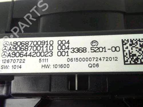 Used Warning switch Warning switch MERCEDES-BENZ SPRINTER 5-t Platform/Chassis (B906) 513 CDI (906.155, 906.253, 906.255, 906.153) (129 hp) 33680192 33680192