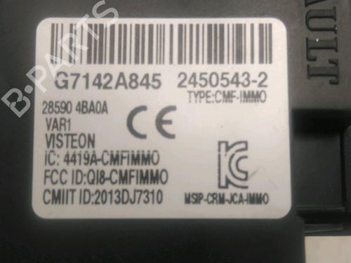 Used Ignition barrel RENAULT MEGANE IV Hatchback (B9A/M/N_) 1.5 dCi 110 (B9A3) (110 hp) 28331062