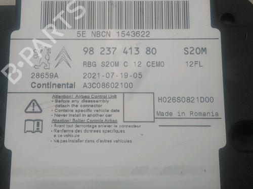Kollisjonspute styreenhet PEUGEOT 2008 II (UD_, US_, UY_, UJ_, UR_, UC_) 1.5 BlueHDI 110 (UDYHSK) (110 hp) 26304218