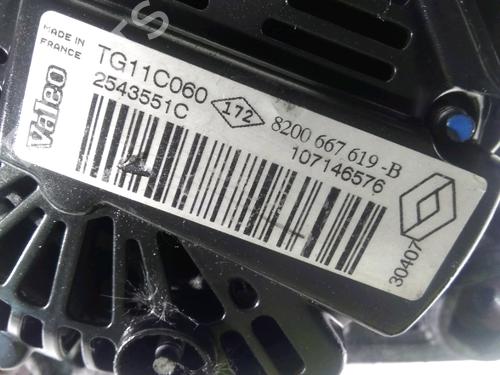 Generator RENAULT SCÉNIC II (JM0/1_) 1.6 16V (JM1R) | BP25623149M7 