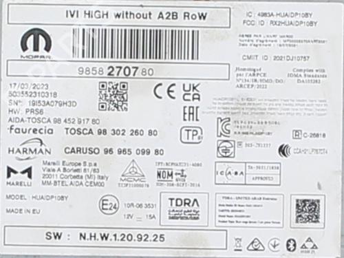 Used Radio Radio 38055613 38055613