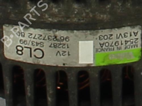 Alternateur PEUGEOT 206 Hatchback (2A/C) 1.6 i (89 hp) 30868345