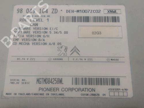 Used Radio PEUGEOT 208 I (CA_, CC_) 1.4 HDi (68 hp) 26898186