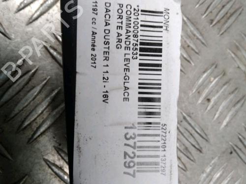 Used Left rear window switch Left rear window switch DACIA DUSTER (HS_) 1.2 TCe 125 (125 hp) 13082132 13082132