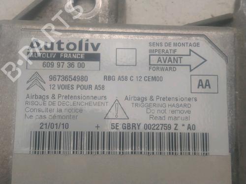 Used ECU airbags CITROËN C3 Picasso (SH_) 1.6 HDi (90 hp) 26405285