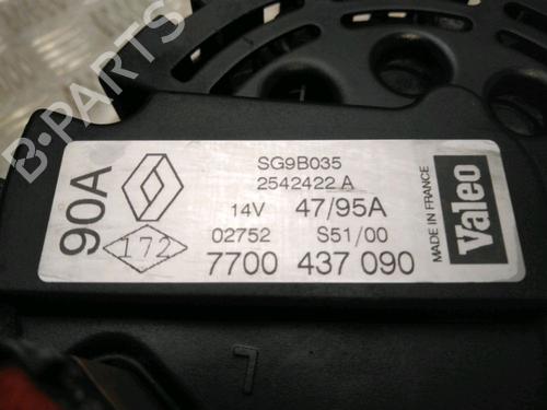 Alternator RENAULT CLIO II (BB_, CB_) 1.2 16V (BB05, BB0W, BB11, BB27, BB2T, BB2U, BB2V, CB05,... | BP17784092M7 