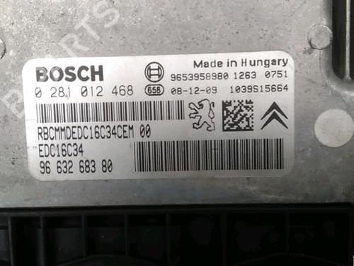 Engine control unit (ECU) CITROËN XSARA PICASSO (N68) 1.6 HDi | BP13077988M57 