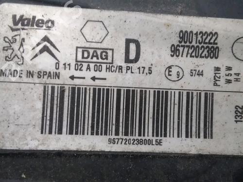 Used Right headlight Right headlight PEUGEOT PARTNER Box Body/MPV 1.6 HDi (90 hp) 35936399 35936399