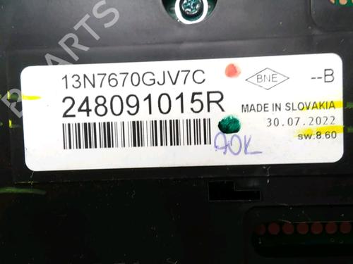 Instrument cluster RENAULT CLIO V (B7_) 1.5 Blue dCi 100 (B7AD) | BP18780183C47 