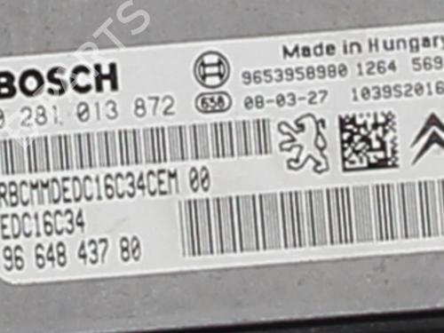 Engine control unit (ECU) PEUGEOT 308 SW I (4E_, 4H_) 1.6 HDi | BP31152044M57 - Image 2