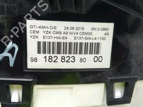 Used Instrument cluster PEUGEOT 2008 I (CU_) 1.6 BlueHDi 120 (120 hp) 18733286