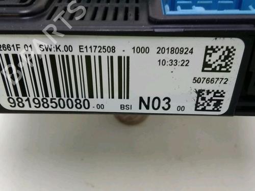 Used Fuse box PEUGEOT 2008 I (CU_) 1.2 PureTech 82 (82 hp) 18887724