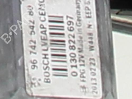 Front left window mechanism PEUGEOT 2008 I (CU_) 1.6 HDi | BP30310976C22 