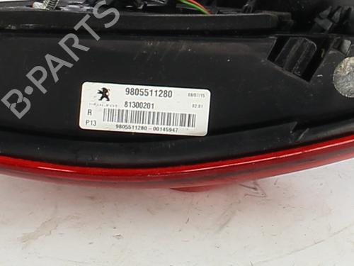 Used Right tailgate light PEUGEOT 3008 I MPV (0U_) 1.6 BlueHDi 120 (120 hp) 29873084