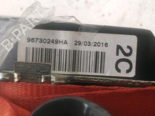 Used Rear center seatbelt Rear center seatbelt PEUGEOT 208 I (CA_, CC_) 1.6 BlueHDi 120 (120 hp) 28970181 28970181