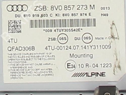 Display monitor AUDI A3 (8V1, 8VK) 2.0 TDI | BP31179576C48